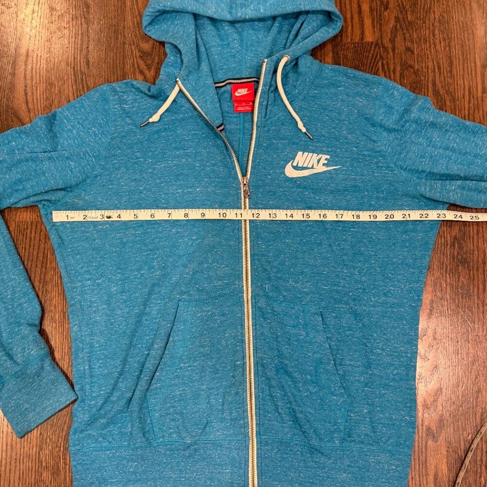 Nike Sportswear Essential Full Zip Hoodie - Heathered Blue - Women’s XL - Picture 8 of 11